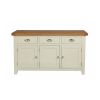 Country Cottage 140cm Cream Painted Large Oak Sideboard - 10% OFF WINTER SALE - 8