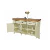 Country Cottage 140cm Cream Painted Large Oak Sideboard - 10% OFF WINTER SALE - 9