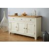 Country Cottage 140cm Cream Painted Large Oak Sideboard - 10% OFF WINTER SALE - 2