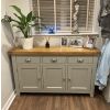 Country Cottage 140cm Grey Painted Fully Assembled Large Sideboard - 10% OFF CODE SAVE - 2