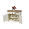 Country Cottage 100cm Cream Painted Assembled Oak Sideboard - 10% OFF SPRING SALE - 7