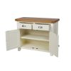Country Cottage 100cm Cream Painted Assembled Oak Sideboard - 10% OFF CODE SAVE - 8