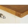 Country Cottage 100cm Cream Painted Assembled Oak Sideboard - 10% OFF SPRING SALE - 10