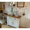 Country Cottage 100cm Grey Painted Fully Assembled Sideboard - 10% OFF CODE SAVE - 2