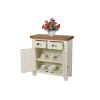 Country Cottage 80cm Cream Painted Assembled Small Oak Sideboard - 10% OFF CODE SAVE - 6