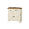 Country Cottage 80cm Cream Painted Assembled Small Oak Sideboard - 10% OFF CODE SAVE - 3