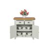 Country Cottage 80cm Grey Painted Small Assembled Sideboard - 10% OFF CODE SAVE - 6