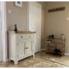 Country Cottage 80cm Grey Painted Small Assembled Sideboard - 10% OFF CODE SAVE - 2