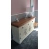 Farmhouse 140cm Cream Painted Large Assembled Oak Sideboard - 10% OFF SPRING SALE - 9