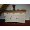 Farmhouse 140cm Cream Painted Large Assembled Oak Sideboard - 10% OFF SPRING SALE - 8