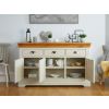 Farmhouse Oak 140cm Putty Grey Painted Assembled Sideboard - 10% OFF CODE SAVE - 4