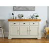 Farmhouse Oak 140cm Putty Grey Painted Assembled Sideboard - 10% OFF SPRING SALE - 5