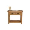 Country Oak 2 Drawer Fully Assembled Console Table - SPRING SALE - 7