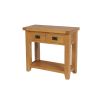 Country Oak 2 Drawer Fully Assembled Console Table - SPRING SALE - 10