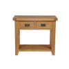Country Oak 2 Drawer Fully Assembled Console Table - SPRING SALE - 11
