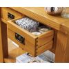 Country Oak 2 Drawer Fully Assembled Console Table - SPRING SALE - 5