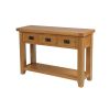 Country Oak 3 Drawer Console Table - SPRING SALE - 6