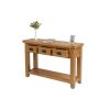 Country Oak 3 Drawer Console Table - 10% OFF SPRING SALE - 7