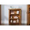 Country Oak Small Low Fully Assembled Bookcase - 10% OFF CODE SAVE - 5