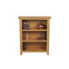 Country Oak Small Low Fully Assembled Bookcase - 10% OFF CODE SAVE - 10