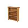 Country Oak Small Low Fully Assembled Bookcase - 10% OFF CODE SAVE - 12