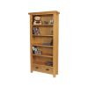 Country Oak Tall Fully Assembled Bookcase with Drawers - SPRING SALE - 5