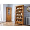 Country Oak Tall Bookcase with Drawers - WINTER SALE - 2