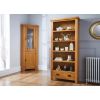 Country Oak Tall Fully Assembled Bookcase with Drawers - SPRING SALE - 2