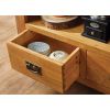 Country Oak Tall Fully Assembled Bookcase with Drawers - SPRING SALE - 4