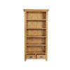 Country Oak Tall Bookcase with Drawers - WINTER SALE - 12