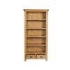 Country Oak Tall Fully Assembled Bookcase with Drawers - SPRING SALE - 12