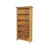 Country Oak Tall Bookcase with Drawers - WINTER SALE - 13
