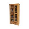 Country Oak Tall Glass Assembled Display Cabinet Unit - SPRING SALE - 9