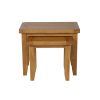 Country Oak Nest of Two Tables - SPRING SALE - 4