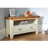 Country Cottage Cream Painted Corner TV Unit With Drawer - SPRING SALE - 2