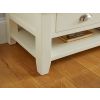 Country Cottage Cream Painted Large 4 Drawer Oak Coffee Table With Shelf - 10% OFF CODE SAVE - 5