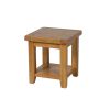 Country Oak Lamp Table With Shelf - 10% OFF CODE SAVE - 5