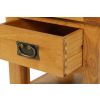 Country Oak Lamp Table With Drawer and Shelf - SPRING SALE - 10
