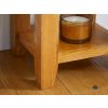 Country Oak Petite Lamp Table With Shelf - SPRING SALE - 5