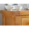 Country Oak Wine Cabinet with Drawer - SPRING SALE - 4