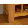 Country Oak Wine Cabinet with Drawer - SPRING SALE - 5