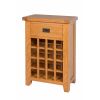 Country Oak Wine Cabinet with Drawer - 10% OFF SPRING SALE - 8