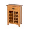 Country Oak Wine Cabinet with Drawer - SPRING SALE - 8