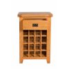 Country Oak Wine Cabinet with Drawer - 10% OFF SPRING SALE - 9