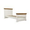Farmhouse Country Oak Cream Painted 3 Foot Single Bed Slatted Design - 10% OFF SPRING SALE - 2