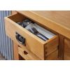 Country Oak 85cm Wine Rack With Drawer - SPRING SALE - 5