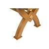Monastery 300cm Double Extending Solid Oak Table 10 Chelsea Brown Leather Oak Chair Set - SPRING SALE - 13