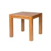 Country Oak 80cm Square Chunky Corner Leg Small Dining Table / Desk - 10% OFF SPRING SALE - 6