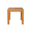 Country Oak 80cm Square Chunky Corner Leg Small Dining Table / Desk - 10% OFF SPRING SALE - 7