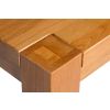 Country Oak 80cm Square Chunky Corner Leg Small Dining Table / Desk - SPRING SALE - 8